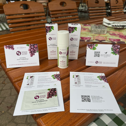 Dr. Virmani Weindorf Handcreme - für Hand- und Nagelpflege Probe
